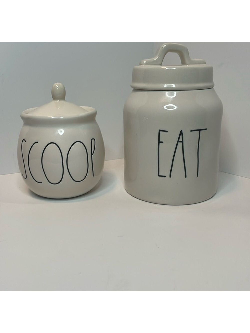 Rae Dunn Artisan Collection Ceramic Piece 2 Piece Set EUC